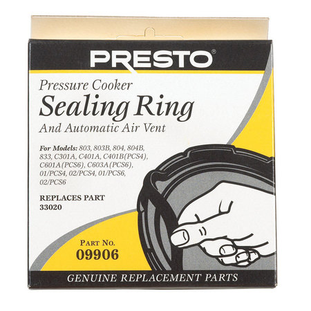 NATIONAL PRESTO Seal Ring Plug&Vent 9906 09906